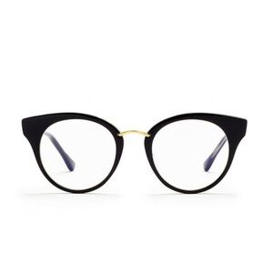 Dita Black Cat-Eye reading Glasses prescription Lens